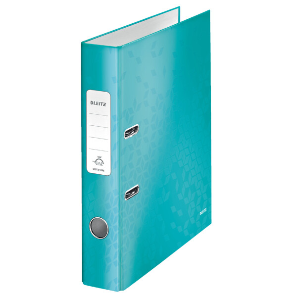 LEITZ Ordner WOW, 180 Grad, DIN A4, 80 mm, farbig sortiert