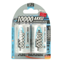 ANSMANN maxE NiMH Akku, Mono D, 2er Blister, 5.000 mAh