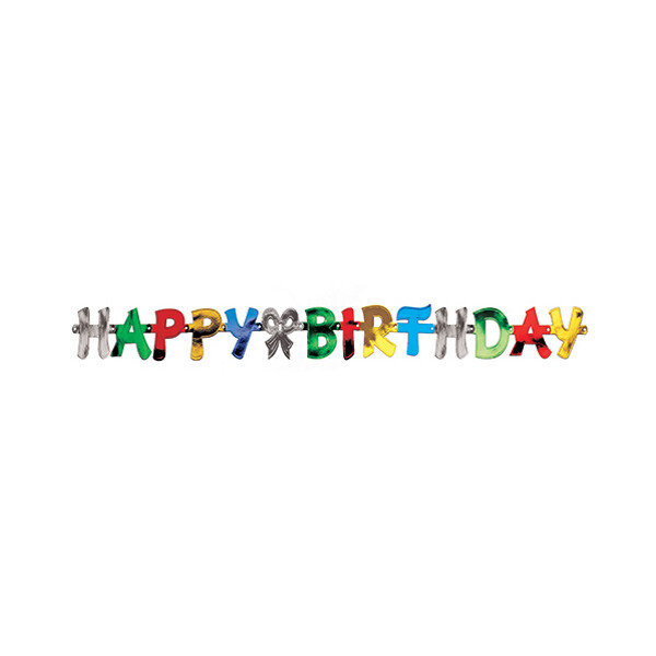 PAPSTAR Girlanden-Kette "Happy Birthday"
