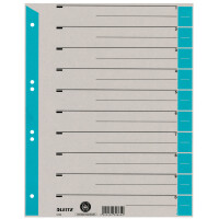 LEITZ Trennblätter, A4 Überbreite, Kraftkarton 230g qm, gelb