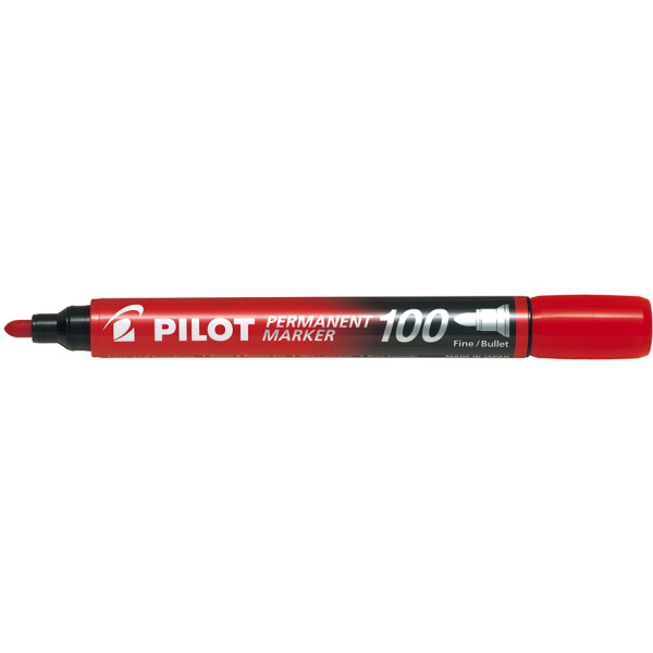 PILOT Permanent-Marker 100, Rundspitze, grün