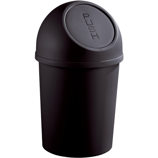 helit Abfalleimer "the flip", 6 Liter, schwarz