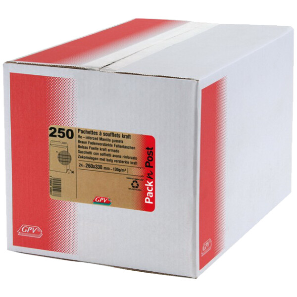 GPV Faltenversandtaschen C5, 162 x 229 mm, ohne Fenster