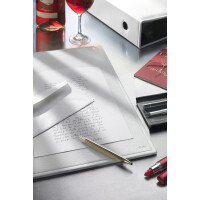 Läufer Schreibunterlage SCALA, 450 x 650 mm, schwarz