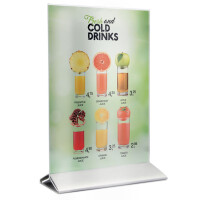 Securit Tischaufsteller POSTER FRAMES, A6, mit...