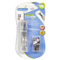 RAPESCO Dokumentenclip-Spender Supaclip 40, farbige Clips