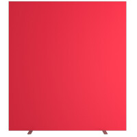PAPERFLOW Trennwand easyScreen, Textiloberfläche, rot