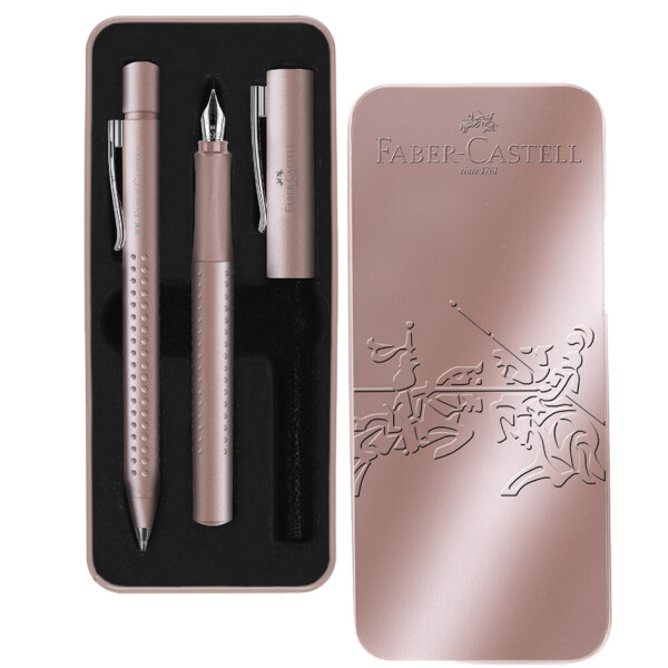 FABER-CASTELL Schreibgeräte-Set GRIP 2011, schwarz
