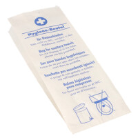 PAPSTAR Papier-Hygienebeutel, bedruckt, weiß blau