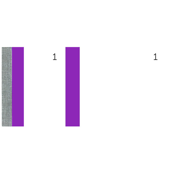 ELVE Bon-Block, grün, Maße: (B)135 x (H)60 mm