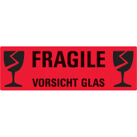 AVERY Zweckform Hinweisetikett "Vorsicht Glas",...