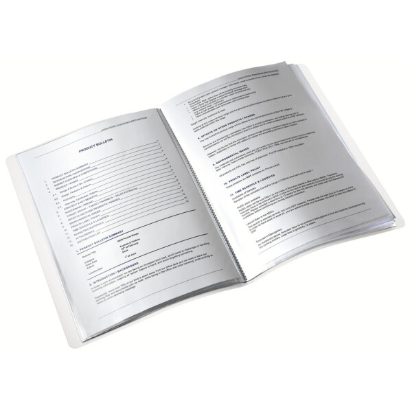 LEITZ Sichtbuch WOW, A4, PP, mit 40 Hüllen, grün