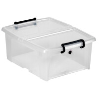 CEP Aufbewahrungsbox strata, 65 Liter, transparent