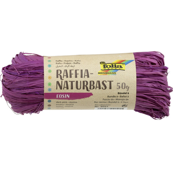 folia Raffia-Naturbast, 50 g, hellgrün