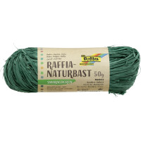 folia Raffia-Naturbast, 50 g, hellgrün