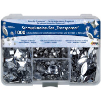 KREUL Schmucksteine-Set "Transparent"