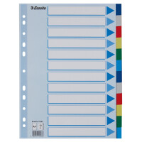 Esselte Kunststoff-Register, blanko, A4, PP, 5-teilig
