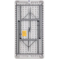 SODEMATUB Klapptisch YCZ-122 aus Kunststoff, lichtgrau