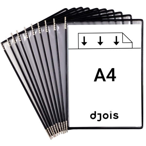 djois by tarifold Drehzapfentafel, DIN A4, farbig sortiert