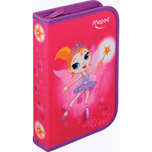 Maped Schüleretui Fairy, aus Polyester, pink, befüllt