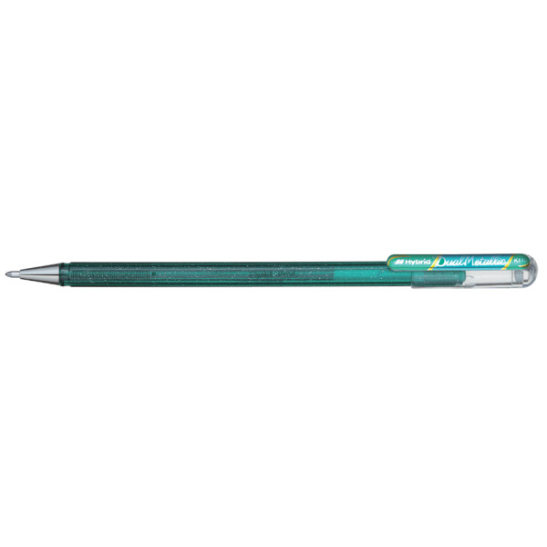 Pentel Hybrid Gel-Tintenroller "Dual Pen", grün blau