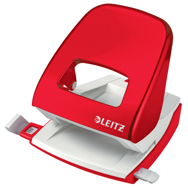 LEITZ Locher NeXXt WOW 5008, perlweiß, im Karton