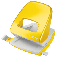 LEITZ Locher NeXXt WOW 5008, perlweiß, im Karton