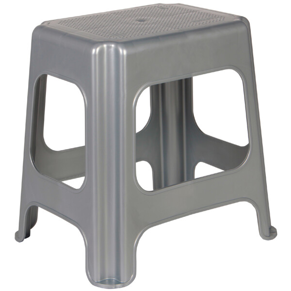 keeeper Maxi-Hocker "max", aus PP, silber