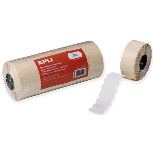 APLI Etiketten für Preisauszeichner, 26 x 16 mm, weiß