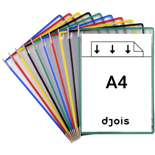 djois by tarifold Drehzapfentafel, DIN A4, gr&uuml;n