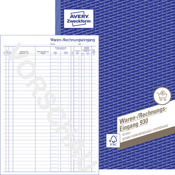 AVERY Zweckform Formularbuch "Materialanforderung", A5 quer