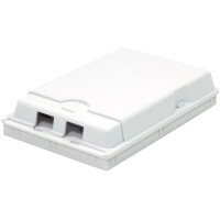 LogiLink FTTH Anschlussdose, 2-fach, Aufputz, weiß