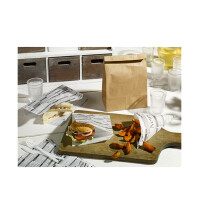 PAPSTAR Hamburger-Tüte "Newsprint", 160 x...