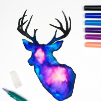 Tombow Doppelfasermaler "DUAL BRUSH PEN ABT", 10er Galaxy