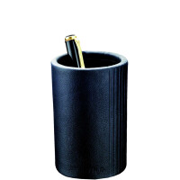 Läufer Stifteköcher LA LINEA, aus Leder,...