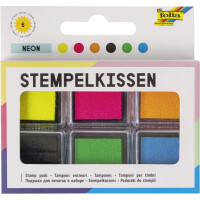 folia Stempelkissen Set "Metallic", 6-farbig...
