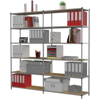 PAPERFLOW Büroregal Tubeco, 6 Böden,...