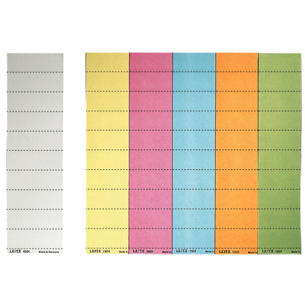 LEITZ Blanko-Beschriftungsschildchen, (B)60 x (H)21 mm, grün