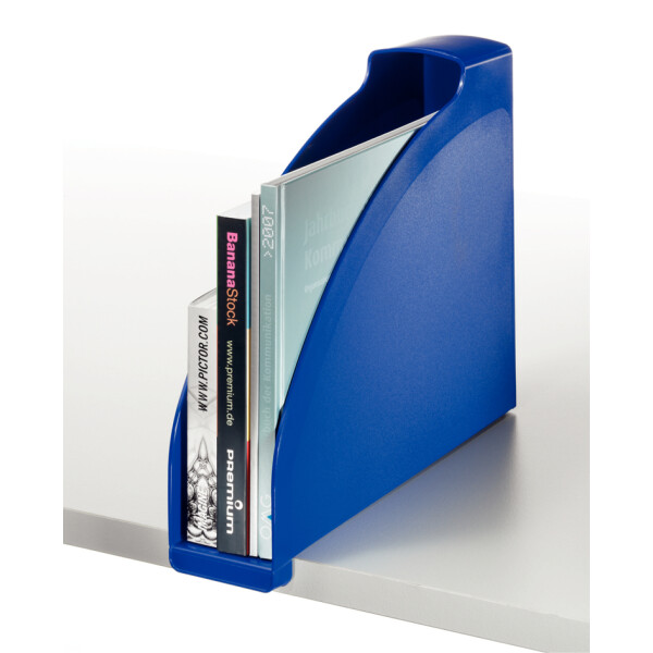 LEITZ Stehsammler Plus, DIN A4, Polystyrol, blau
