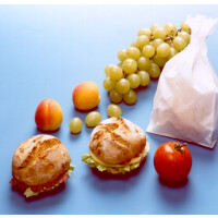 PAPSTAR Butterbrotbeutel, (B)100 x (T)30 x (H)210 mm