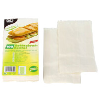 PAPSTAR Butterbrotbeutel, (B)100 x (T)30 x (H)210 mm
