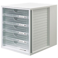 HAN Schubladenbox SYSTEMBOX, 5 Schübe, lichtgrau