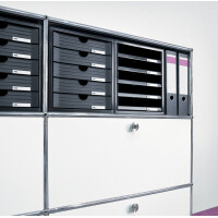 HAN Schubladenbox SYSTEMBOX, 5 Schübe, lichtgrau