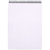 RHODIA Spiralnotizblock No. 18, DIN A4, kariert, schwarz