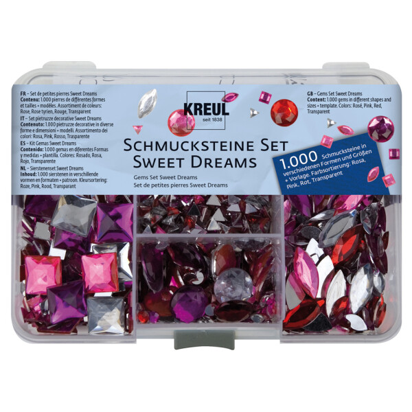 KREUL Schmucksteine-Set "Sweet Dreams"