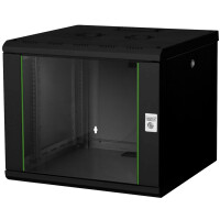 DIGITUS 19" Wandverteiler, einteilig, 9 HE, schwarz