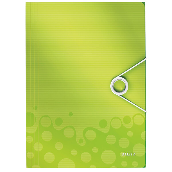 LEITZ Eckspannermappe WOW, DIN A4, PP, weiß