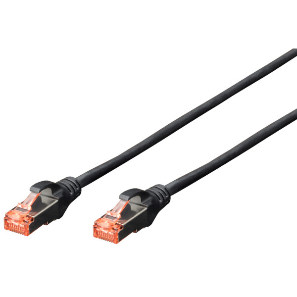 DIGITUS Patchkabel, Kat. 6, S FTP, 2,0 m, schwarz