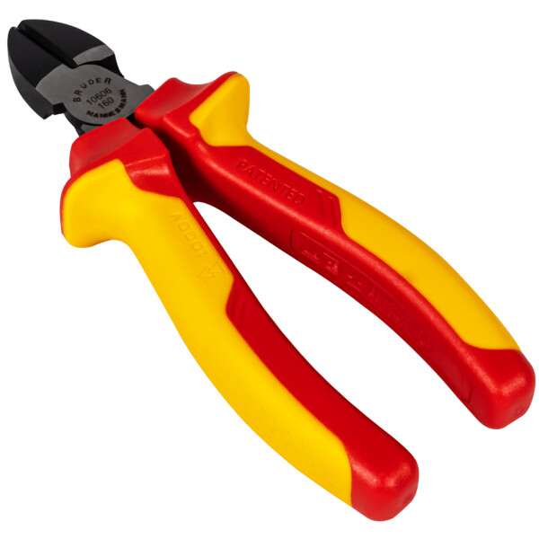 BR&Uuml;DER MANNESMANN Seitenschneider VDE gepr&uuml;ft, L&auml;nge: 160 mm