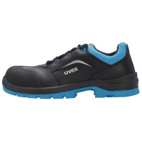 uvex 2 xenova Halbschuh S3 SRC, Gr. 43, schwarz blau
